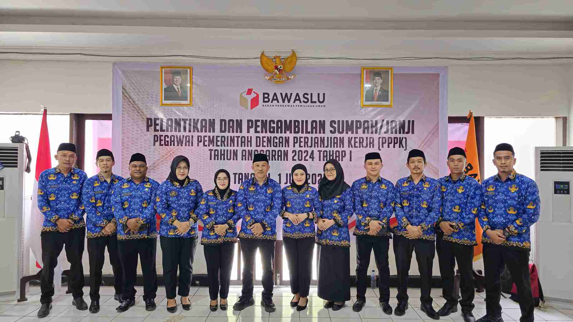 Sebelas PPPK Sekretariat Bawaslu Bolmut