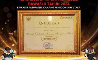 Anugerah Keterbukaan Informasi Publik Bawaslu Tahun 2024 dengan Predikat Informatif