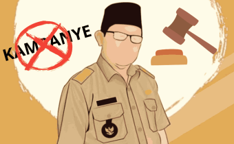 Ilustrasi Kelapa Desa dilarang Kampanye