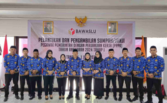 Sebelas PPPK Sekretariat Bawaslu Bolmut