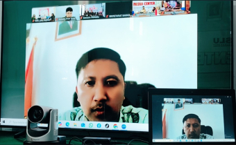 Membuka Sekaligus Arahan Kepala Sekretariat Bawaslu Provinsi Sulut Bapak Aldrin Christian saat 